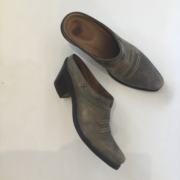 ARIAT Desert Star Brown Distressed Leather Western Mules, Women’s Size 7B - Picture 13 of 15